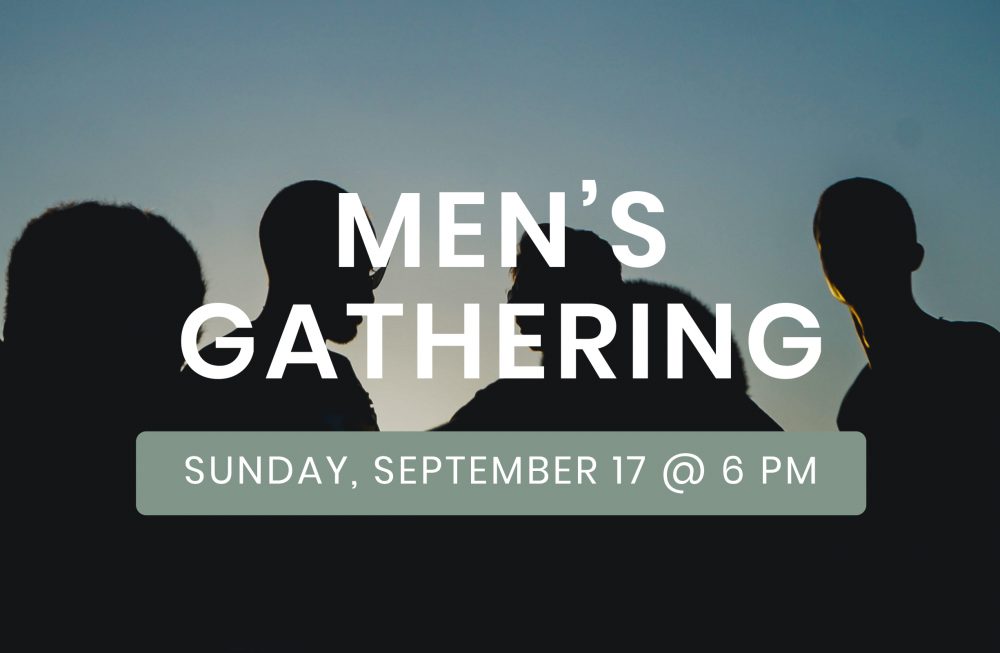 Men's Gathering: Relying on God's Grace & Resting in Him Image